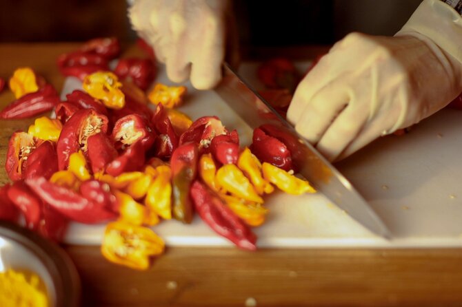 Kigali: Learn How to Make Hot Sauce from Scratch - Picking your peppers in Kigali: jalapeños, habaneros, and pili pili