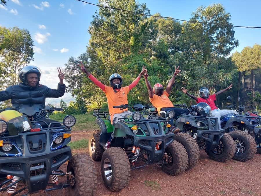 Kigali: Quad Bike Ride on Dirt Roads - Meeting up, getting geared up, and learning the controls