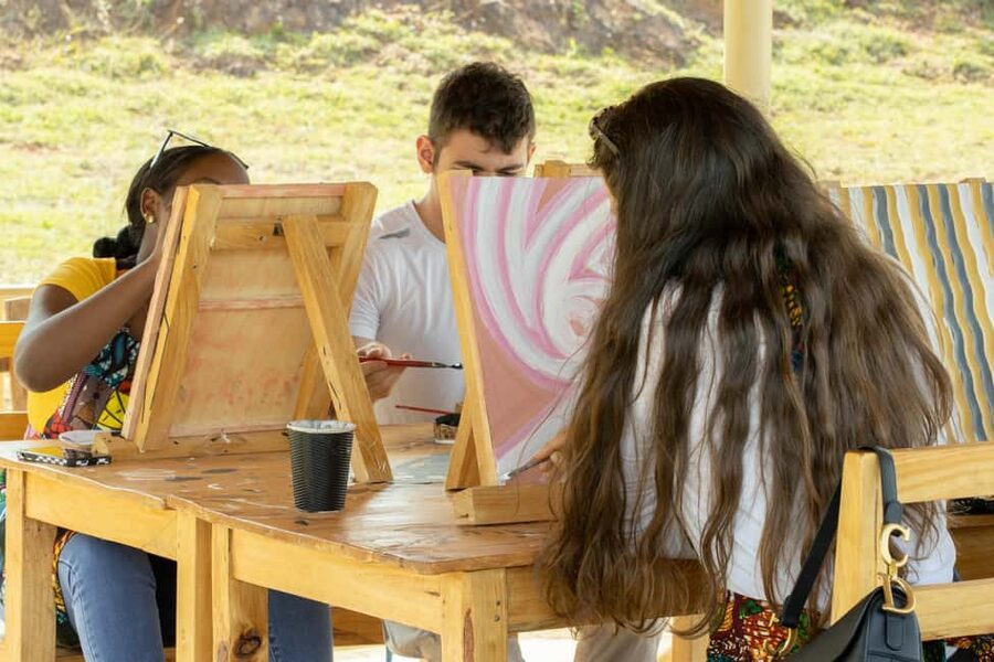 Kigali:Traditional Imigongo Painting with an Incredible View - How the 2-hour session works, step by step